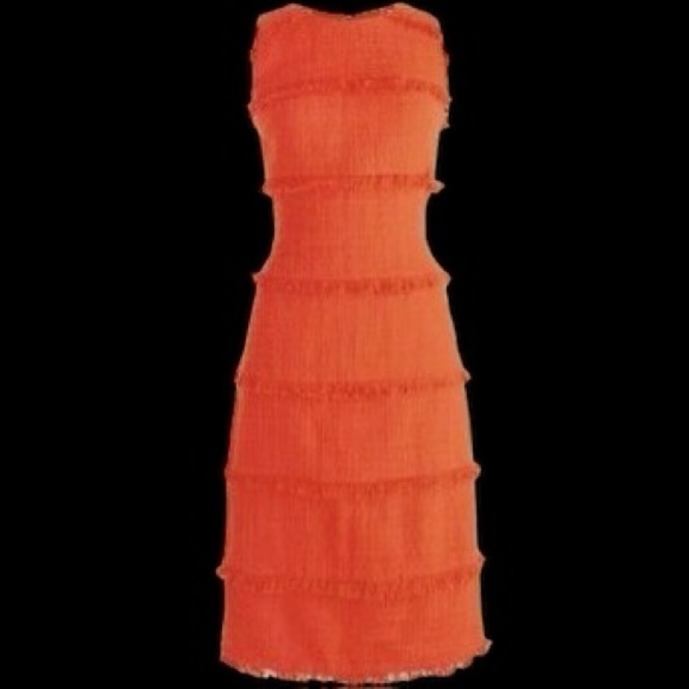 J. Crew Vibrant Orange Dress